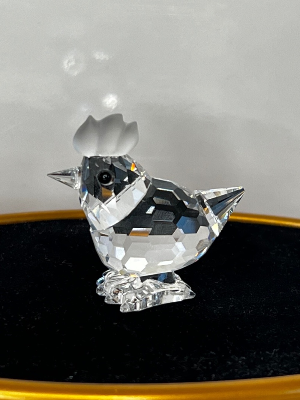 Swarovski Crystal Mini Hen Retired Mint Condition 7675 NR 030 Unboxed